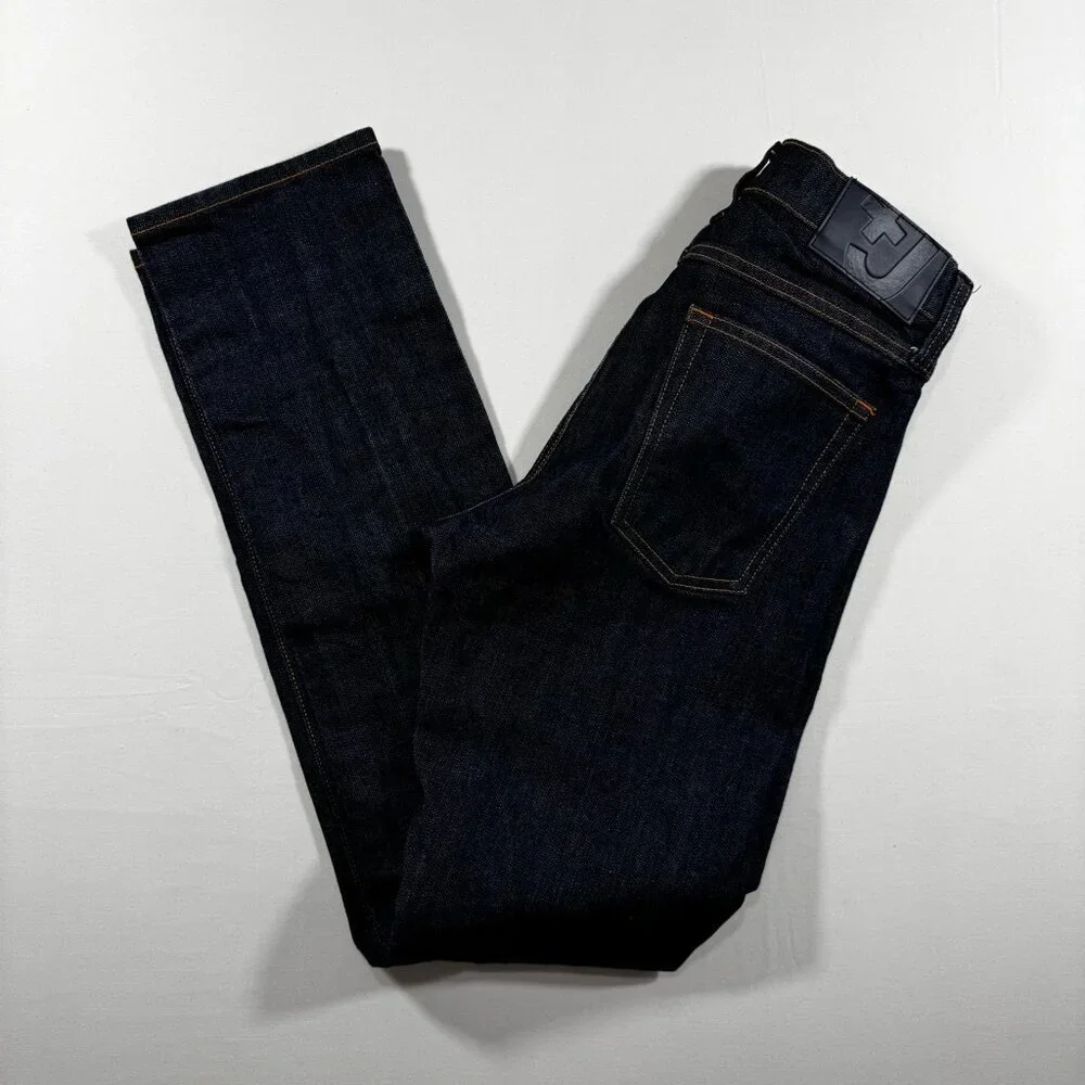 UNIQLO +J J. Jil Sander Selvedge Straight Jeans Women’s 25 Dark Wash Denim